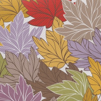 Withered Yellow Maple Leaf Twill