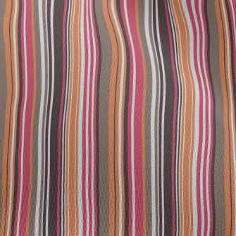 Multicolor Lines Chiffon