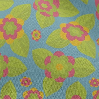 Green Flower Chiffon