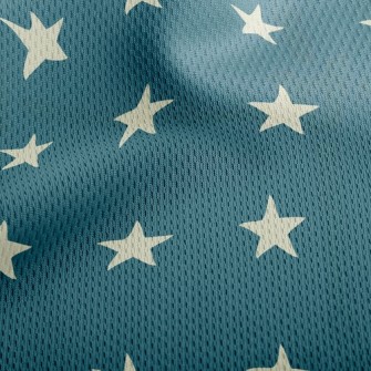 Simple Little Star Athletic Mesh Flat Back