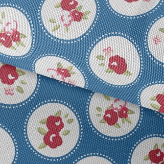 Small Ball Rose Waterproof Oxford