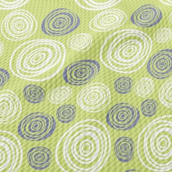 Two-Color Spiral Round Birdseye Piqué