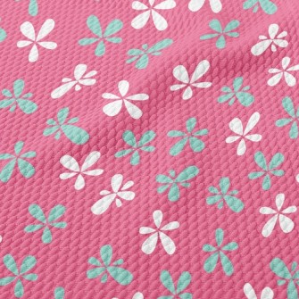 Cute Little Floral Birdseye Piqué