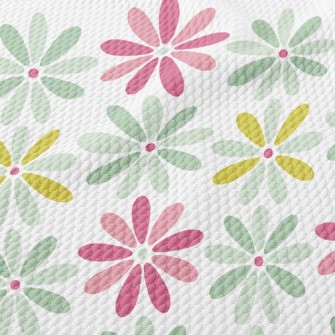 Temperament Tricolor Floret Birdseye Piqué
