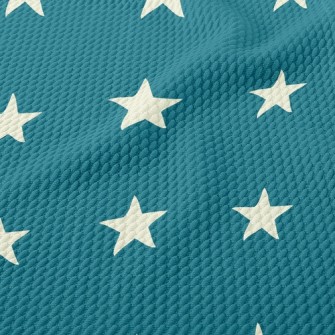 Simple Little Star Birdseye Piqué