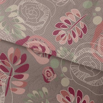 Psychedelic Vintage Flowers Waterproof Oxford