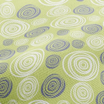 Two-Color Spiral Round Performance Linen