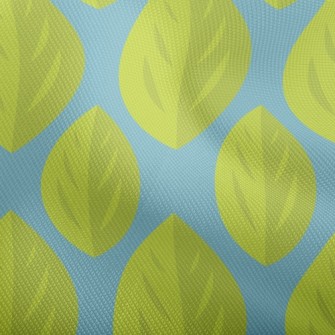 Vibrant Green Leaves Dobby