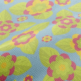 Green Flower Performance Linen