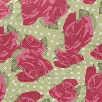 Big Rose Dot Twill