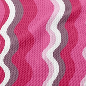 Sawtooth Wave Birdseye Piqué