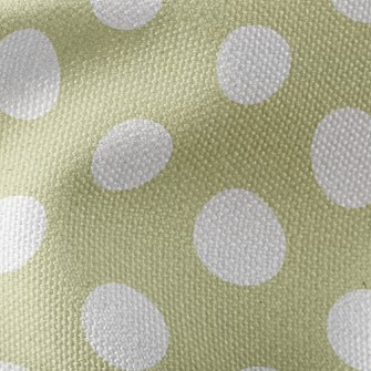 Simple White Dots Waterproof Canvas