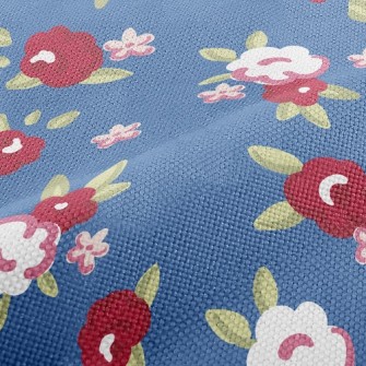 Elegant Rose Floral Performance Linen