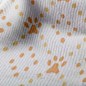 Dots And Dog Footprints Terry