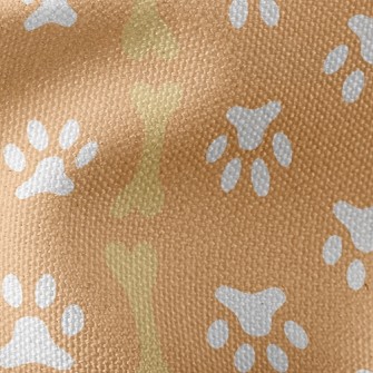 Straight Line Dog Footprint Bo Waterproof Canvas