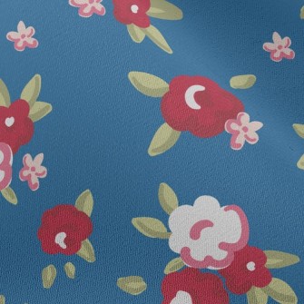 Elegant Rose Floral Chiffon