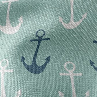 Two-Tone Navy Print Waterproof Canvas