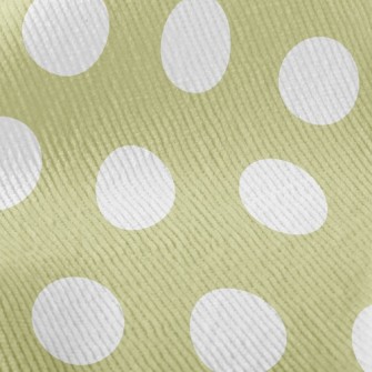 Simple White Dots Standard Corduroy