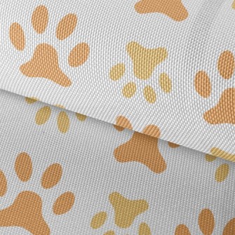 Upside Down Dog Footprints Waterproof Oxford