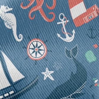 Cute Sea Creatures Standard Corduroy