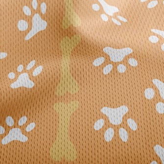 Straight Line Dog Footprint Bo Athletic Mesh Flat Back