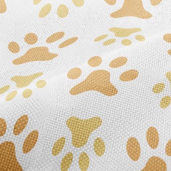 Upside Down Dog Footprints Performance Linen