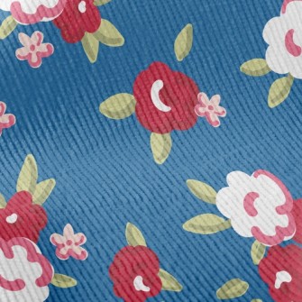 Elegant Rose Floral Standard Corduroy