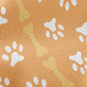 Straight Line Dog Footprint Bo Standard Corduroy