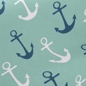 Two-Tone Navy Print Twill