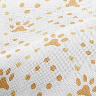 Dots And Dog Footprints Performance Linen