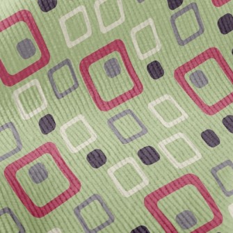 Geometric Square Cube Standard Corduroy