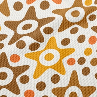 Intensive Dots Of Stars Birdseye Piqué