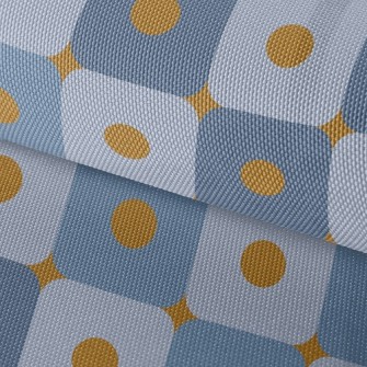 Orange Polka Dot Square Waterproof Oxford