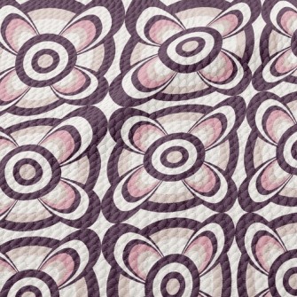 Dazzling Square Pattern Birdseye Piqué