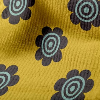 Black Spiral Sunflower Terry