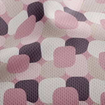 Fashion Round Athletic Mesh Flat Back