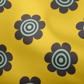 Black Spiral Sunflower Dobby