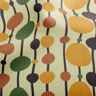 Dot Series Curtain Athletic Mesh Flat Back