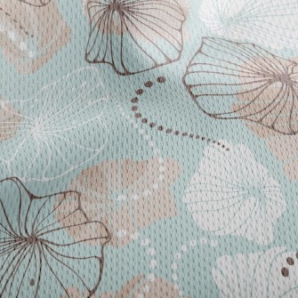 Elegant Flowers Athletic Mesh Flat Back