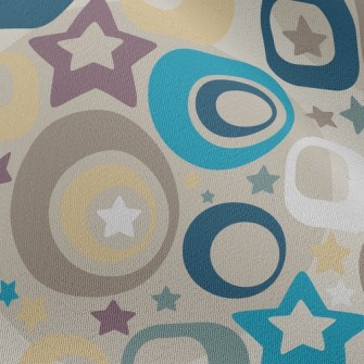 Colorful Stars And Dots Chiffon