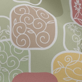 Floral Cubes Chiffon