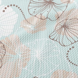 Elegant Flowers Birdseye Piqué