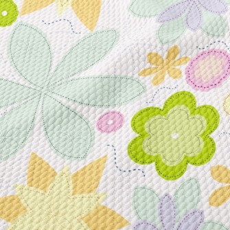 Beautiful Little Floral Birdseye Piqué