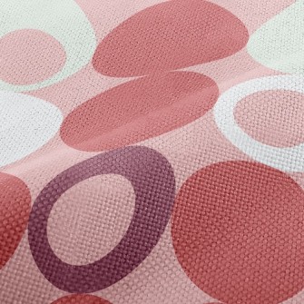 Red Fashion Dots Performance Linen