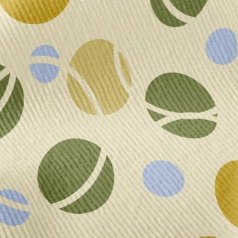 Colorful Lines Dots Standard Corduroy