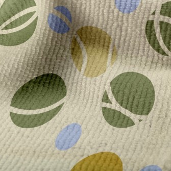 Colorful Lines Dots Terry