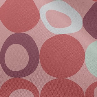 Red Fashion Dots Chiffon