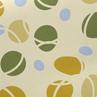 Colorful Lines Dots Twill