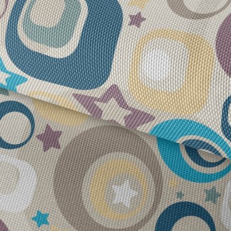 Colorful Stars And Dots Waterproof Oxford