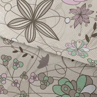 Elegant Rustic Floral Waterproof Oxford